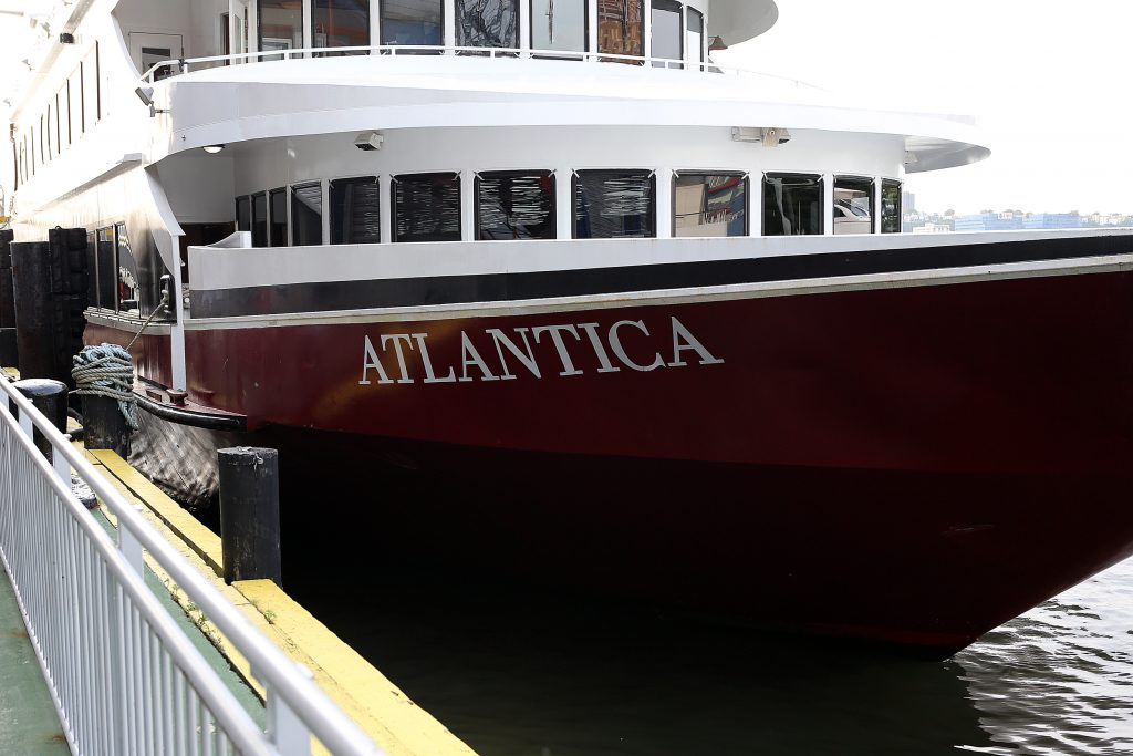 The CEO Exchange Welcome Dinner set sail aboard the Atlantica private yacht around Lower Manhattan.