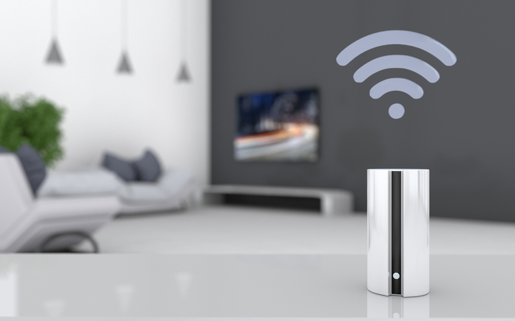 Smart speaker in a residential building