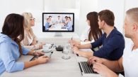 Business Team Attending Video Conference
